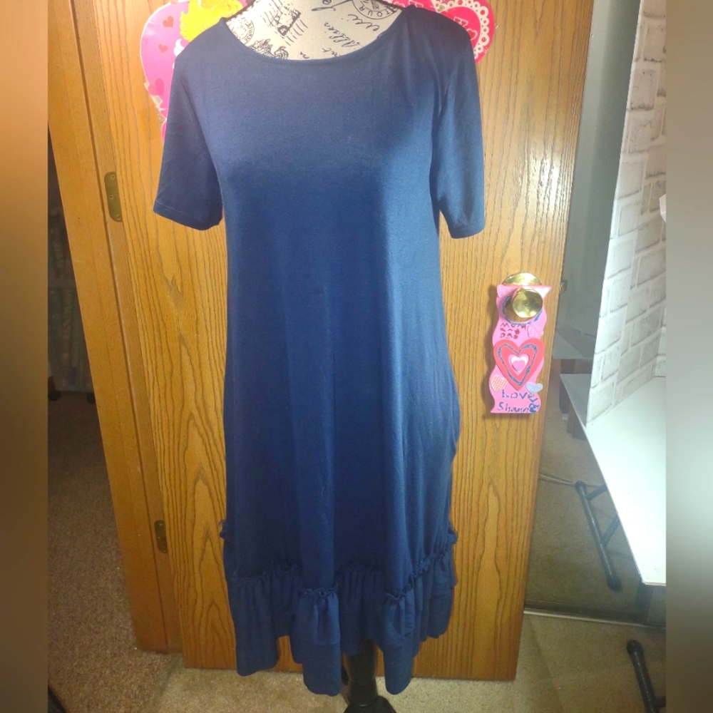 Med. Casual Blue Dress